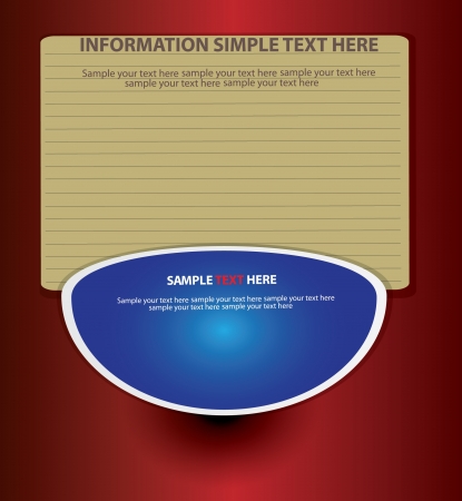 Blank paper for business,Vector のイラスト素材