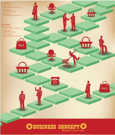 Business peoples graphics design,vector のイラスト素材
