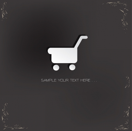 Shopping Cart Signのイラスト素材