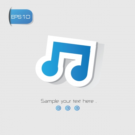 Music sign,vector のイラスト素材