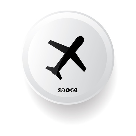 Airplane signのイラスト素材