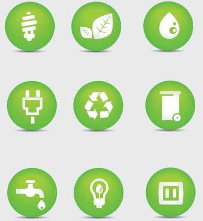 Ecology iconsのイラスト素材