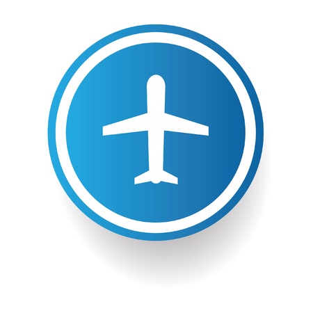 Airplane signのイラスト素材