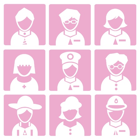 Avatar iconsのイラスト素材