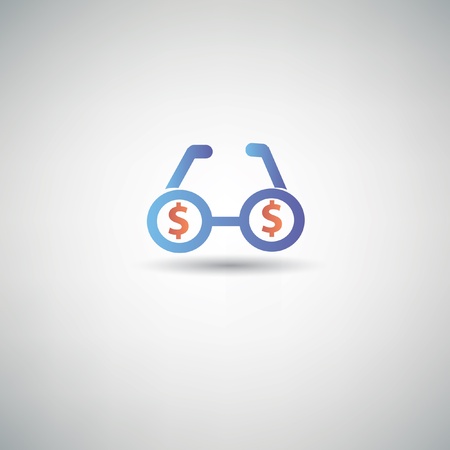 Zoom money symbolのイラスト素材