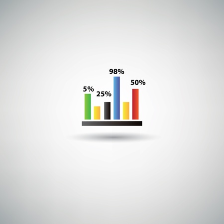 Graph symbolのイラスト素材