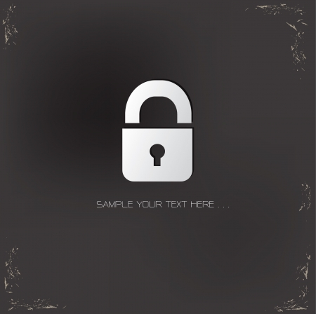 Locked,vectorのイラスト素材