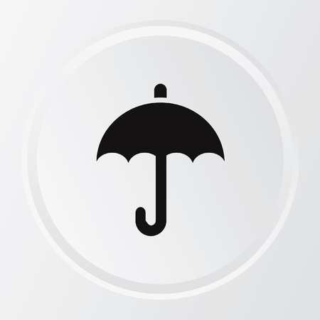 Umbrella symbol,vectorのイラスト素材