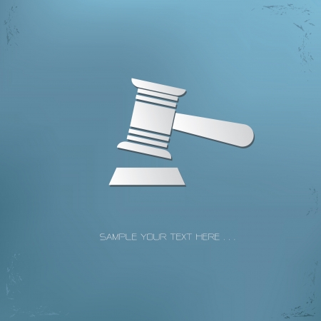 Hammer symbol,vectorのイラスト素材