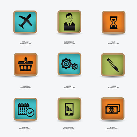 Business icons,vector のイラスト素材