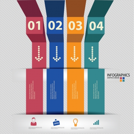 Infographics design,blank for text,vectorのイラスト素材