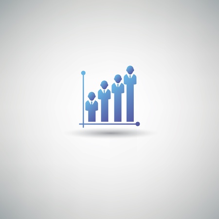 Human resource,Graph symbol,vectorのイラスト素材