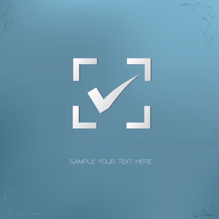 True symbol,vectorのイラスト素材