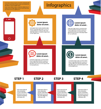 Elements of infographics design,vectorのイラスト素材