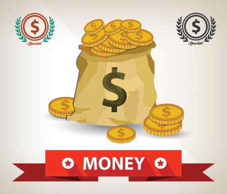 Money symbol,Vectorのイラスト素材
