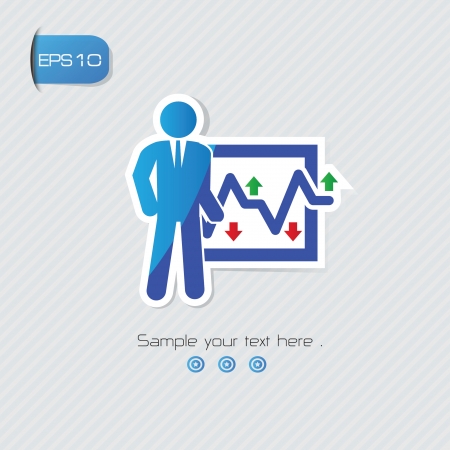 Stock exchange symbol,vector のイラスト素材