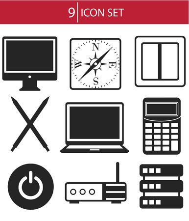 Web icons,vectorのイラスト素材