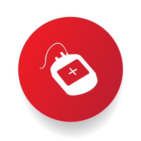 Blood button,vectorのイラスト素材