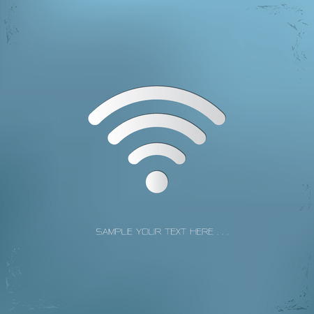 Wireless symbol,vectorのイラスト素材