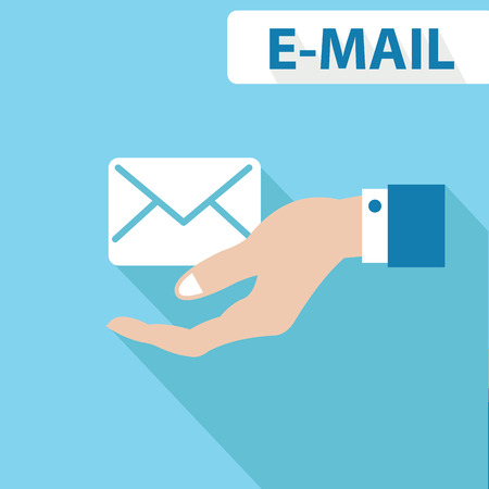 E-mail concept,vectorのイラスト素材