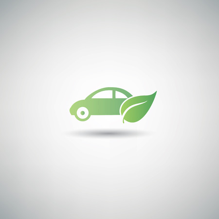 Eco-car symbol,vectorのイラスト素材