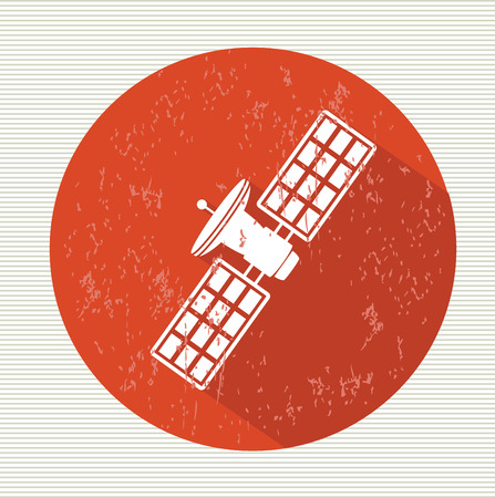 Satellite symbol,vectorのイラスト素材