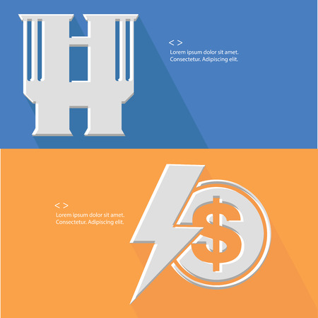Finance concept,Blank for text,vectorのイラスト素材