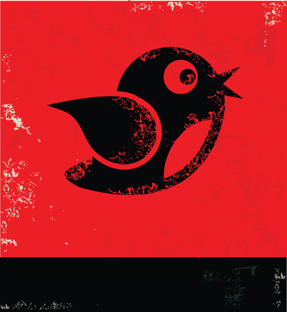 Bird symbol, vectorのイラスト素材