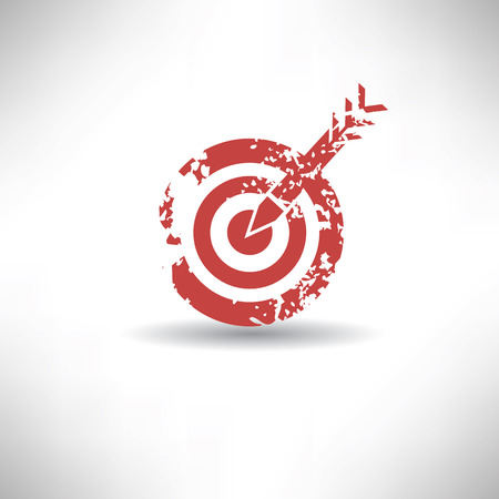 Dart symbol,grunge vectorのイラスト素材