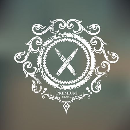 bullet badge,grunge vectorのイラスト素材