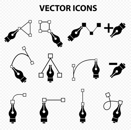 Vector icon setのイラスト素材