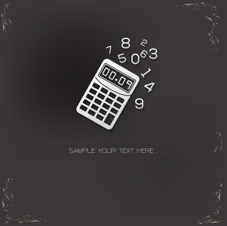 Calculate symbol,vectorのイラスト素材