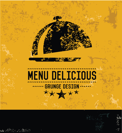 Food symbol,Grunge vectorのイラスト素材