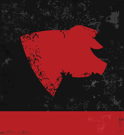 Pig design grunge のイラスト素材