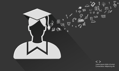 Education concept,vectorのイラスト素材