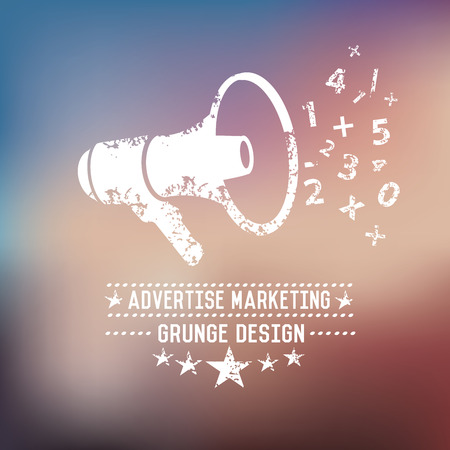 Advertise marketing badge on blur background,vectorのイラスト素材
