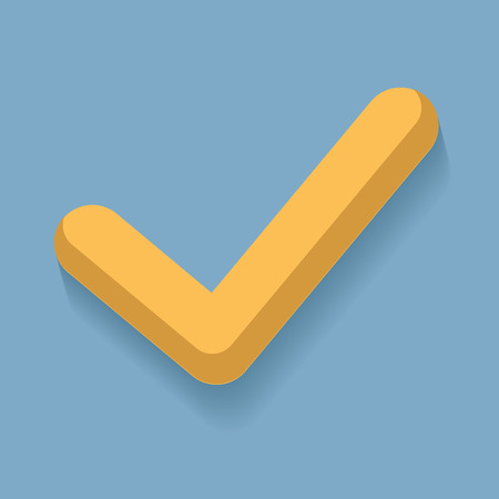 Check mark symbol,clean vectorのイラスト素材