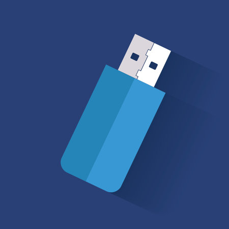 Flash drive symbol,clean vector