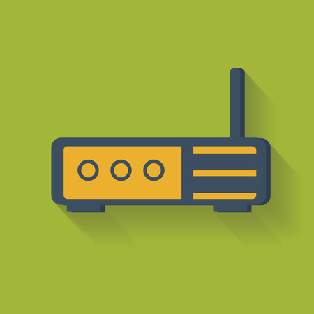 Router symbol,clean vectorのイラスト素材