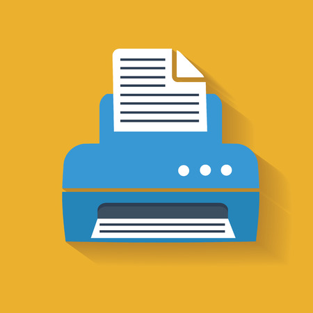 Printer symbol,clean vectorのイラスト素材