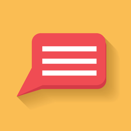 Speech symbol,clean vectorのイラスト素材