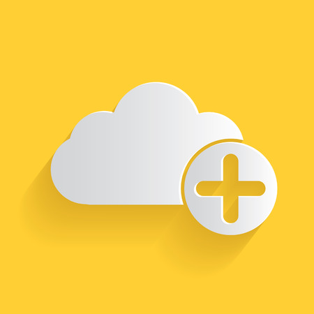 Cloud symbol,clean vectorのイラスト素材