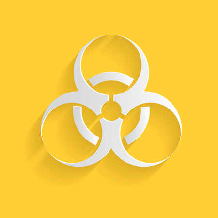 Biohazard symbol,clean vectorのイラスト素材