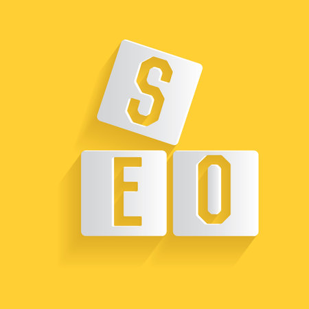 SEO symbol,clean vectorのイラスト素材