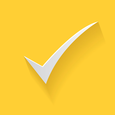 Check mark symbol,clean vectorのイラスト素材