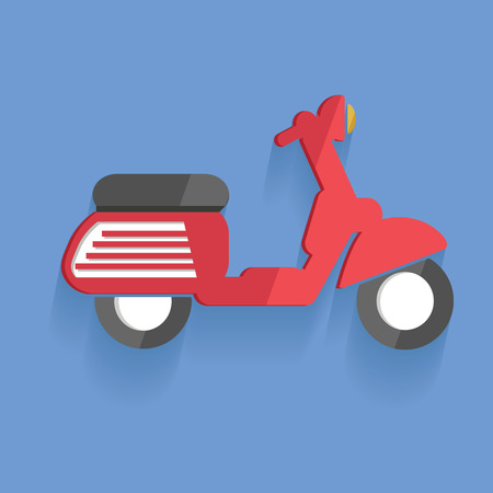 Motorcycle symbol,clean vectorのイラスト素材