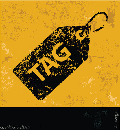 Tag symbol,clean vectorのイラスト素材