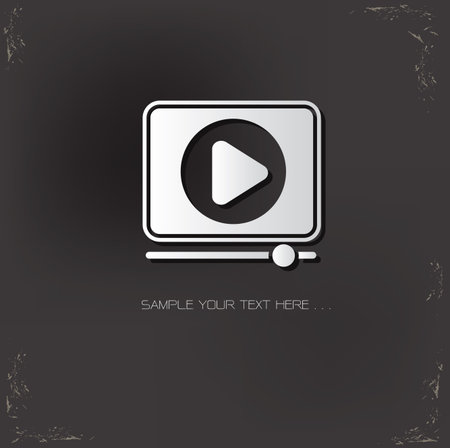 Video marketing symbol,vectorのイラスト素材