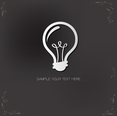 Light bulb symbol,vectorのイラスト素材