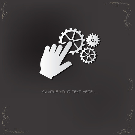 Click symbol,vectorのイラスト素材